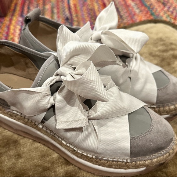 Free People Gray and White Espadrille Sneakers - Picture 3 of 6